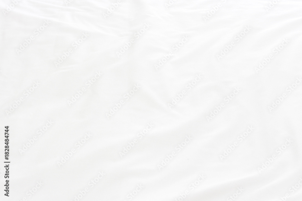 Fototapeta premium white bedding sheets texture for background