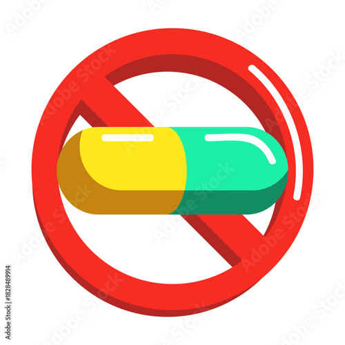 symbol no drug sign	

