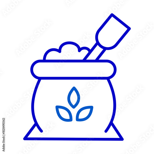 Fertilizer Seed Sack Outline