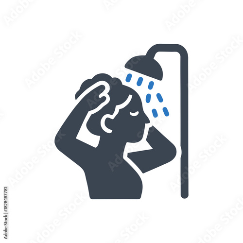 Personal Hygiene Shower Routine Icon