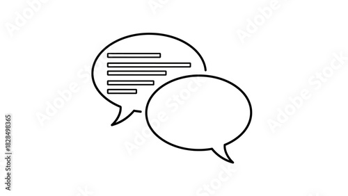 Speech Bubbles Icon Vector