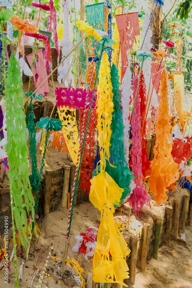 Fototapeta premium A variety of paper flags