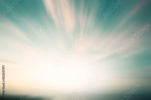 Canvas Print Blurry Effect  Abstract Magic blur bokeh light nature morning gradient sunshine