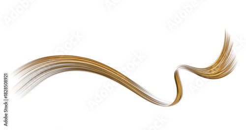 Abstract shiny color gold wave design element. Golden Flowing Wave Golden Luxury Wave  for mockup products, promotion display. 