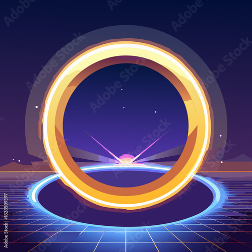 vector illustration of an airplane