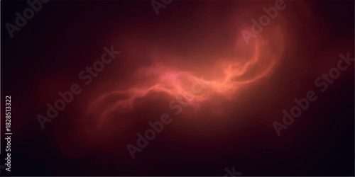 Fiery nebula abstract background with orange and red tones for space imagery