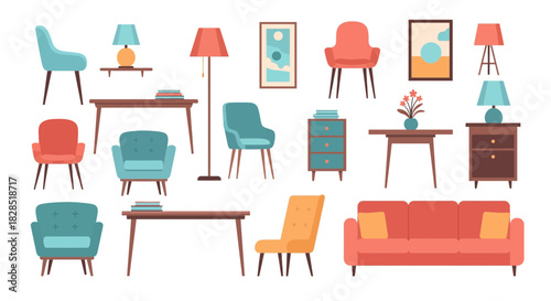 Collection of Modern Furniture for Home Decor.