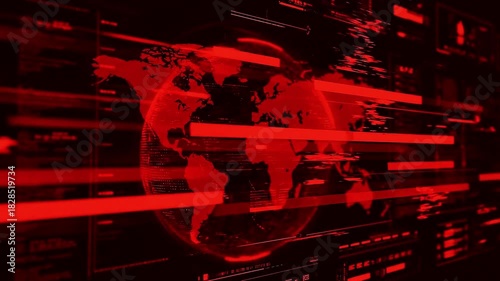 Abstract background video overlay template basic geometry shape and dynamic light flare animation with radiant glow and lens blur effects in gradient background