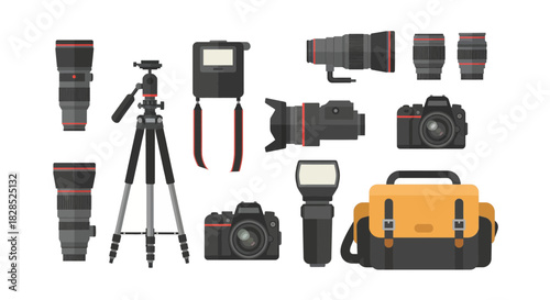 Collection of Professional Photography Equipment and Accessories 1.