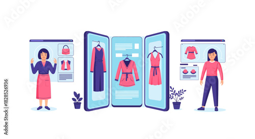 Online Fashion Shopping Experience with Virtual TryOn Technology.