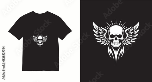 Graffiti skull graphic vector t-shirt design