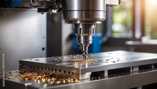 milling machine in the machine