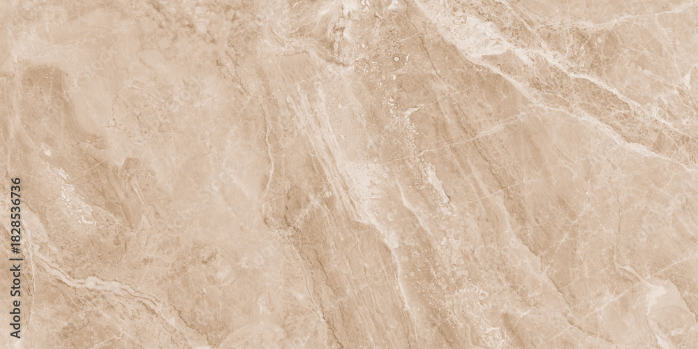 Fototapeta premium Natural Italian Brown Colour Marble Background, Elegant Abstract Surface With Smooth And Detailed Veins.