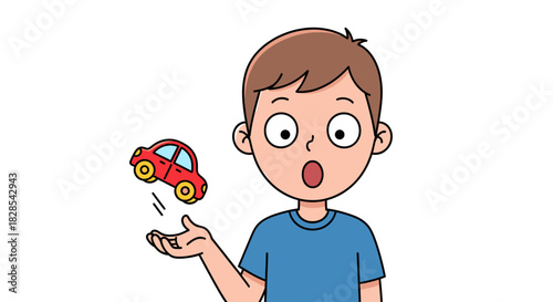 Cute Kawaii Chibi People Character Vector with Emotional Expressions