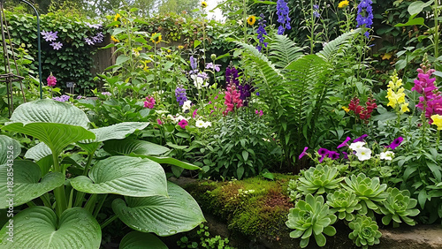 Fototapeta Naklejka Na Ścianę i Meble -  flowers in a garden
