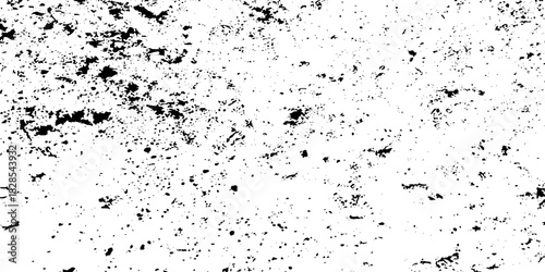 Dirt messy splash overlay and Black and white Dust overlay distress grungy effect paint. Black and white grunge seamless texture. Dust and scratches grain texture on white and black background.	