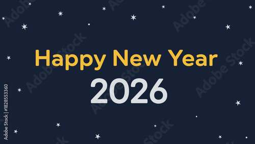 Happy New Year 2026 Celebration.