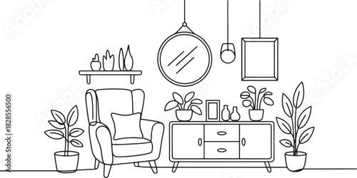 interior design of living room