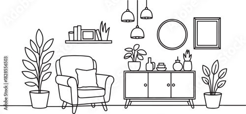 interior design of living room