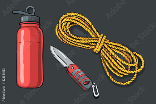 Stunning Layout Water Bottle Pocket Knife And Premium Digital Asset