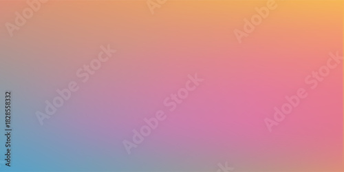 Smooth and blurry colorful gradient mesh background. Modern bright rainbow colors.