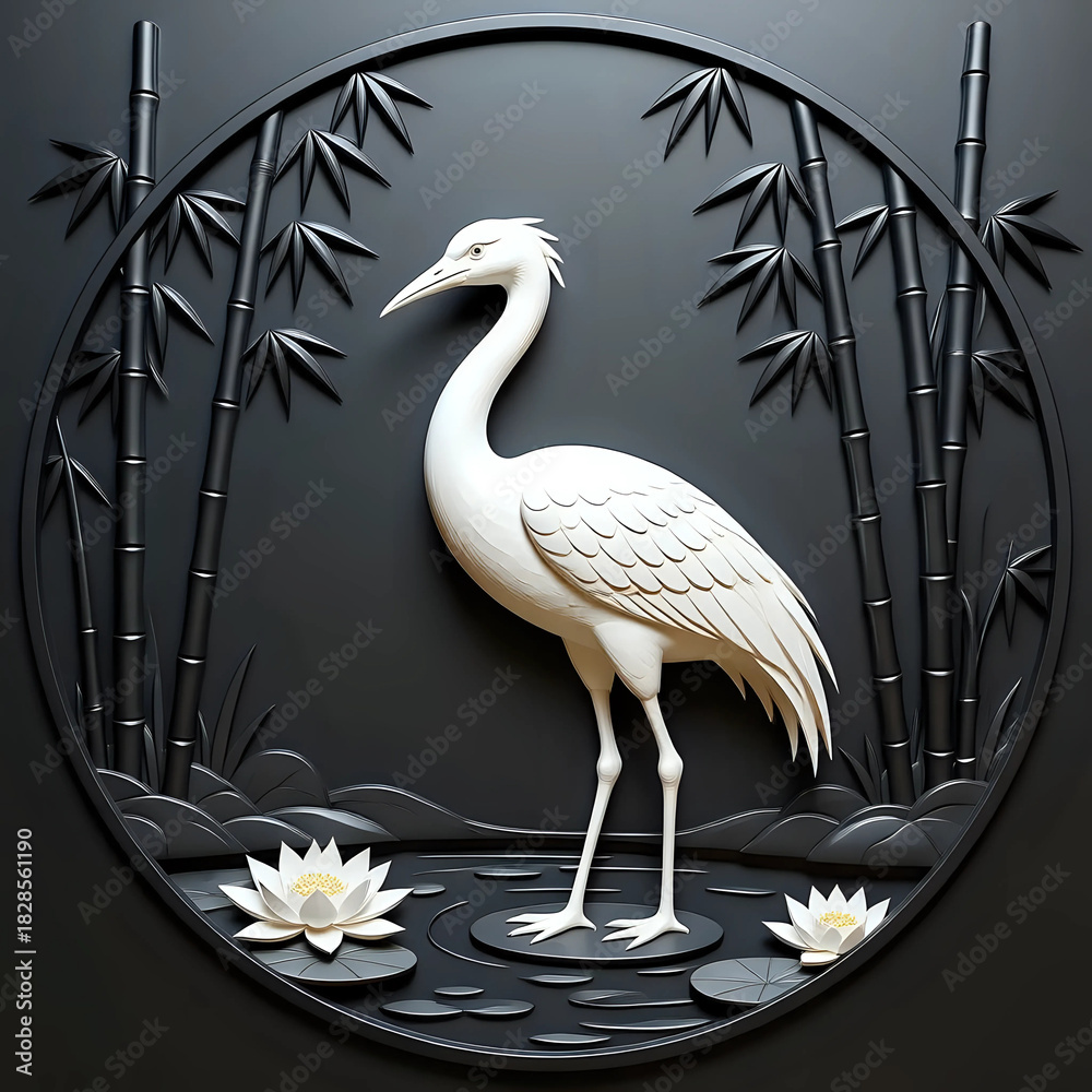 Obraz premium Heron on the beach I Wall Decor 