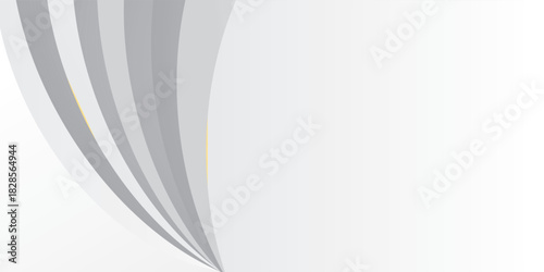 Abstract white and gray wave background. texture white pattern. vector illustration
