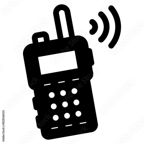 walkie talkie communication device icon