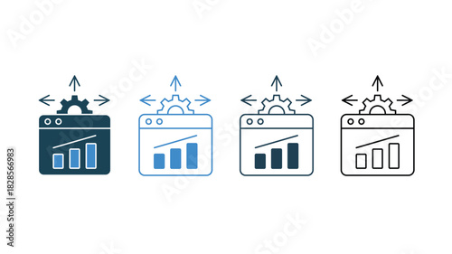 analytics optimization icon