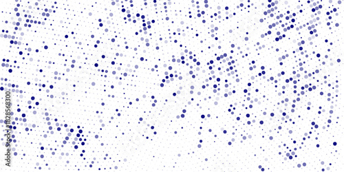 Digital gradient with points. Abstract futuristic panel. Dotted Backgound. Monochrome halftone pattern.