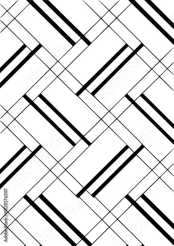 Modern geometric pattern creating a dynamic and eye catching abstract design, suitable for backgrounds and creative projects, vector origin, scalable