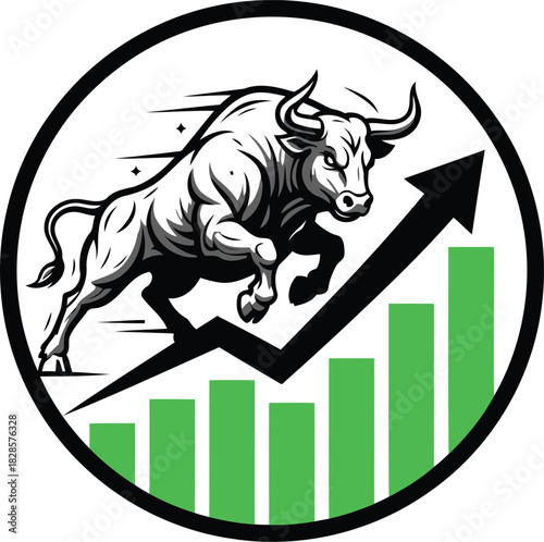 Investment growth soars with a powerful bull market in finance and trading on the stock exchange