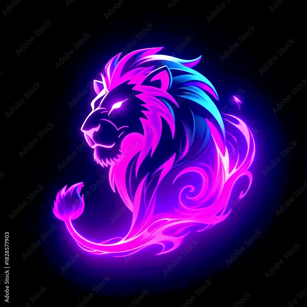 Fototapeta premium black panther head