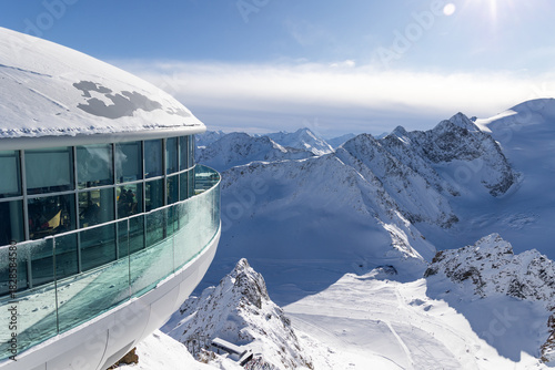Bergstation der Wildspitzbahn, Pitztaler Gletscher