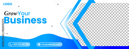 Vector full editable Facebook caver design.	