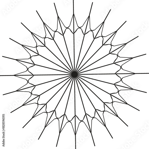 mandala design with circle 