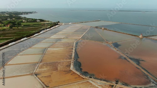 Salina Saline dello Stagnone Trapani Sycylia solanka