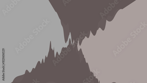 Silhouettes of a man and woman combined with vector map and geography design elements