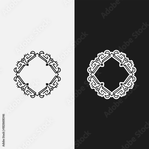 Retro vintage logo emblem, brand vintage, vector logo