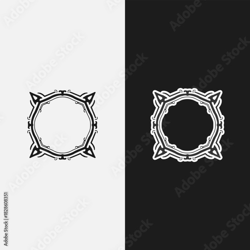 Retro vintage logo emblem, brand vintage, vector logo