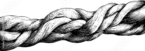 Braided willow switch decorative engraving - rustic design for vintage crafts