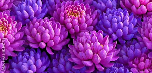 A hand-drawn flower painting featuring pink, purple, red, burgundy, and green hues creates an abstract spring background