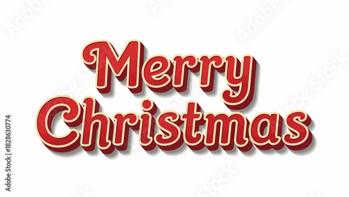 A beautifully designed graphic with elegant red and gold lettering, conveying a cheerful and heartfelt greeting for the festive holiday season