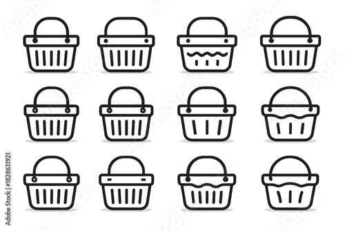 Fold hinge vector minimal wave square curve icon handle lid icons curved