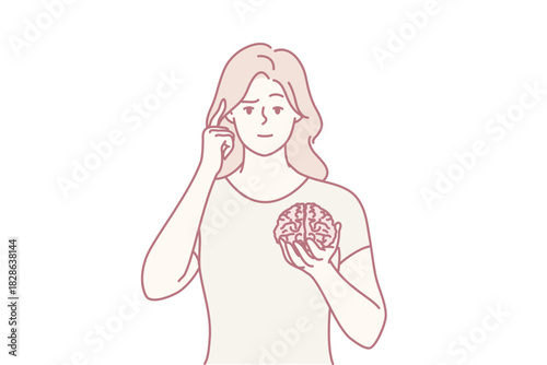 lady selecting vegetables, female shopper picking fresh vegetables during shopping, female individual making mindful decisions while selecting nutritious greens for diet and cooking