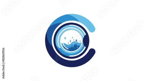 Modern, vibrant shopping cart logo design, embodying the concept of efficient online retail and convenient shopping. This graphic is perfect for contemporary e-commerce branding