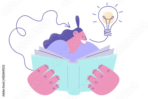 New creative ideas and innovation concept.