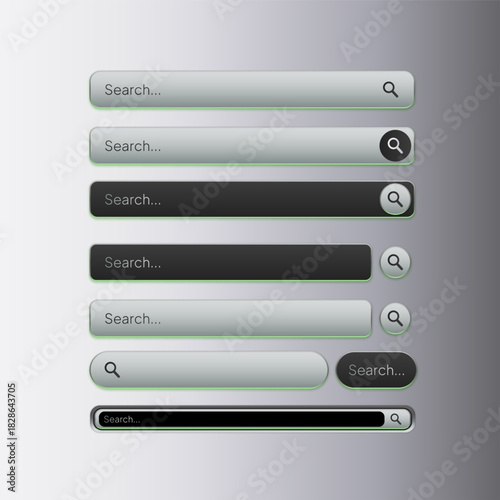 Modern search bar designs