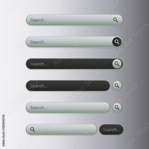 Modern search bar designs