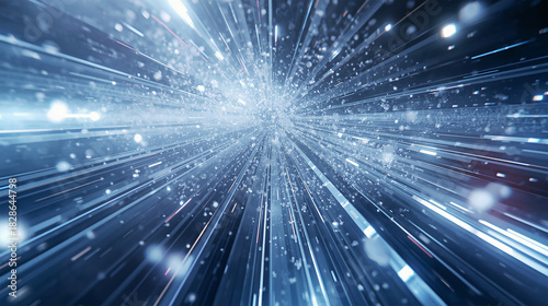 Fototapeta Naklejka Na Ścianę i Meble -  Hyper-Technology Motion Background